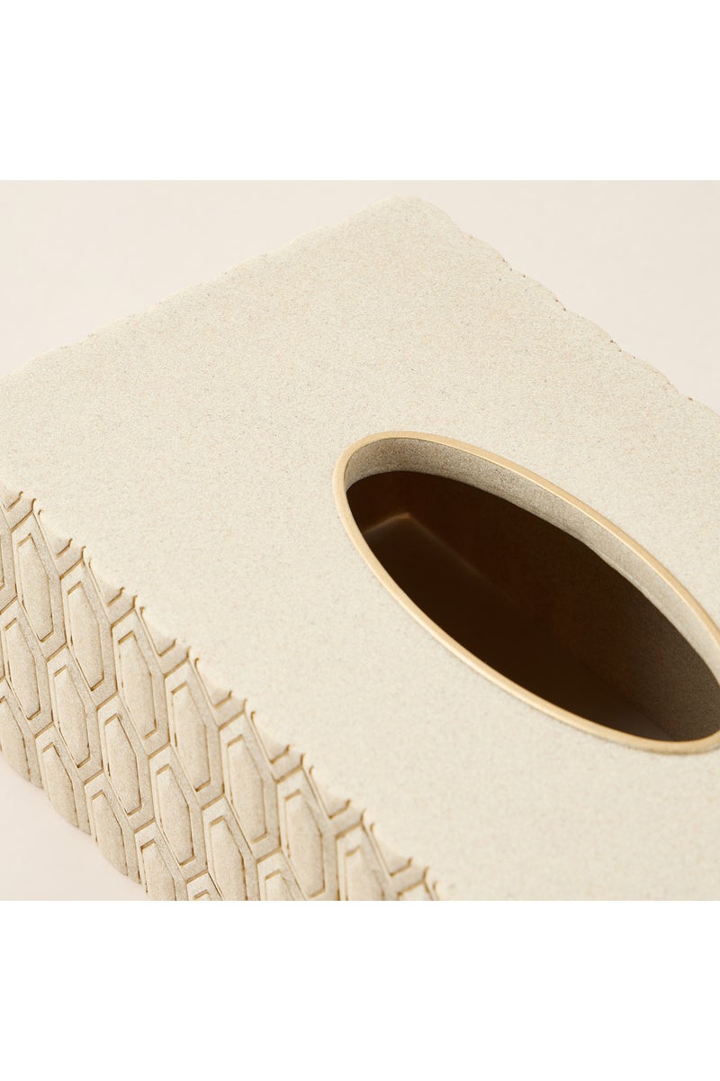 LIFESTYLE حامل مناديل بتصميم هندسي مزخرف - Image 3